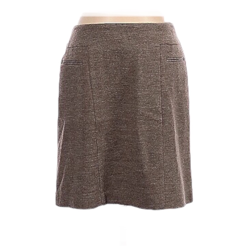 Ann Taylor Wool Skirt Tan Size 2